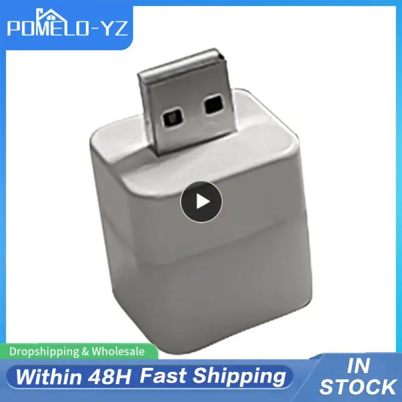 

1~10PCS USB Plug Night Light Mini Book Reading Lamp Computer Mobile Power Bank Rechargeable Light Eye Protection Bedside Lamp