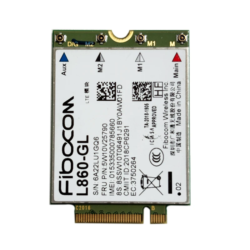 Фото L860-GL WWAN Card 4G Модуль для X1 7th 8th X1 Yoga 4th T490 T14 T14s X13 T15g 01AX796 5W10V25790 Модуль 4G LTE №2