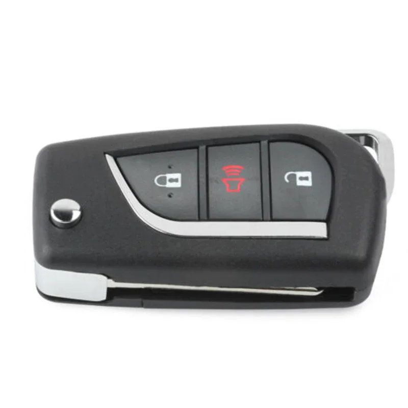 Фото KEYECU 3-кнопочный 314МГц 4D68 чип для Lexus RX330 RX400 RX350 SC430 LS430 ES330, автоматический выкидной ключ-пульт, FCC: HYQ12BBT №4