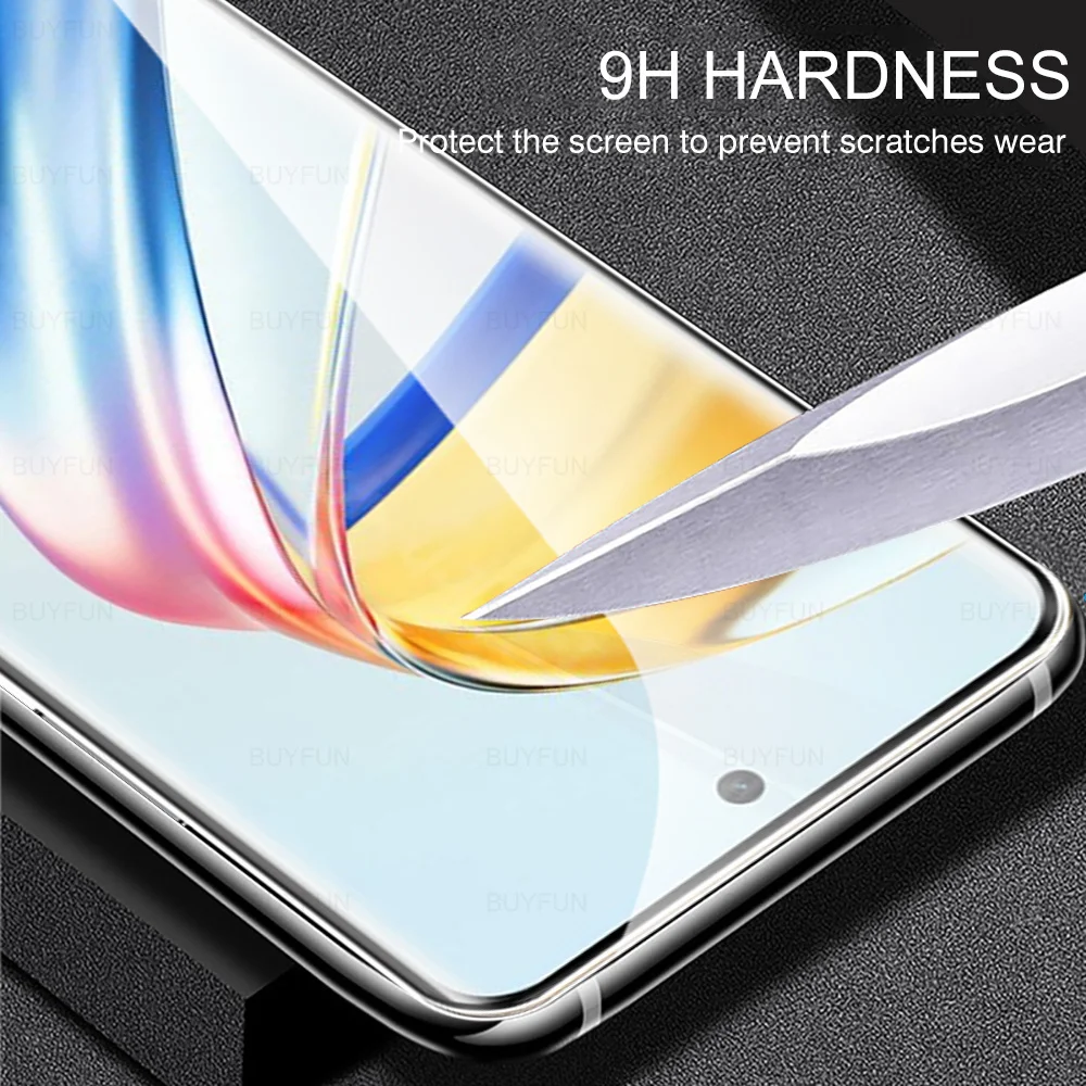 6 w 1 przezroczysty zakrzywiony klej do ochraniacza ekranu Honor X9b Folia ochronna na szklaną soczewkę x 9b x9 b X50 X 50 honorx9b 5G