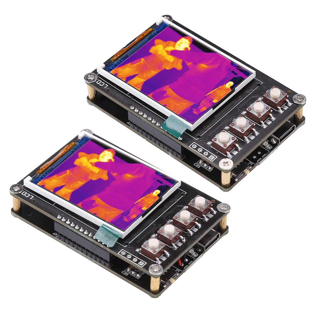Infrared Thermal Imager AMG8833 Imaging Camera Temperature Sensors 1.6 Inch TFT Display Screen 10Hz Data Refresh Rate |