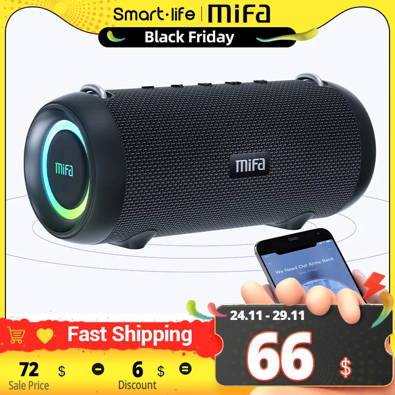 

Bluetooth-Колонка mifa A90, 60 Вт, с усилителем класса D