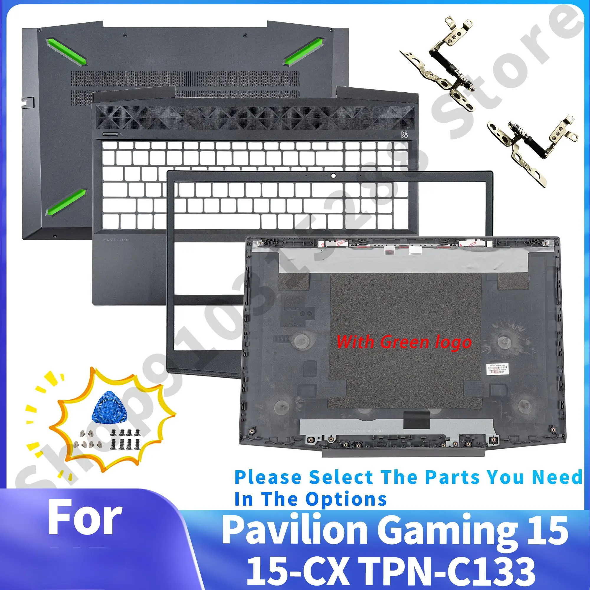 Чехлы для Pavilion Gaming 15-CX 15T-CX 15-cx0020nr 15-cx003 TPN-C133 задняя крышка ЖК-дисплея