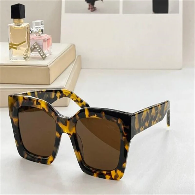 

Summer Fashion Designer Women Men 143S Sunglasses Extra Thick Box Wide Sunglasses Classic Flat Sunglasses Casual Wild Box
