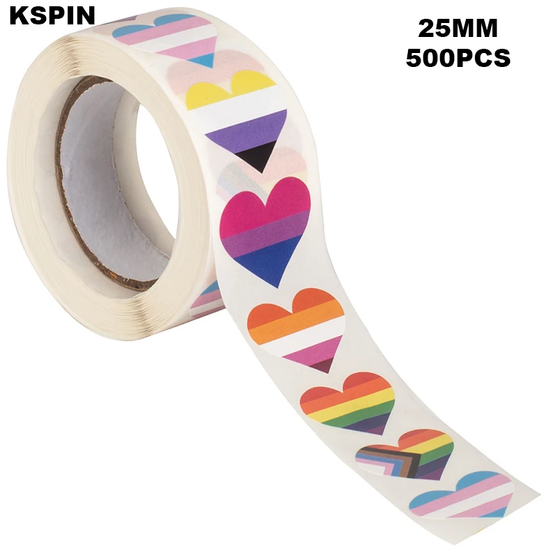 

Бумажные наклейки Progress Pride