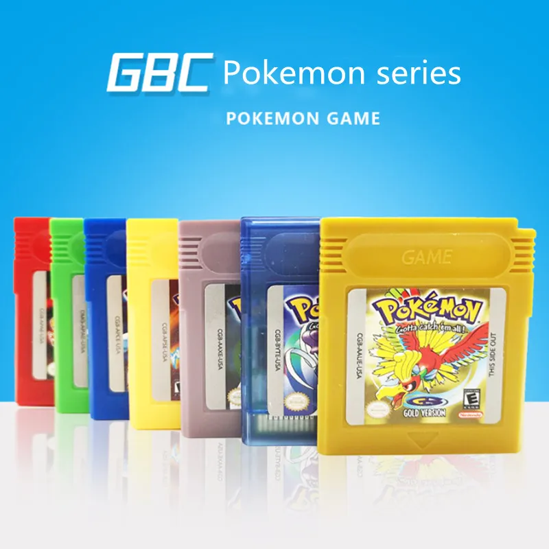 

Классическая японская мультяшная игрушка Pokemon 7 цветов GB GBC Пикачу Charizard, повседневная игровая кассета, детская игрушка, коллекционный подар...