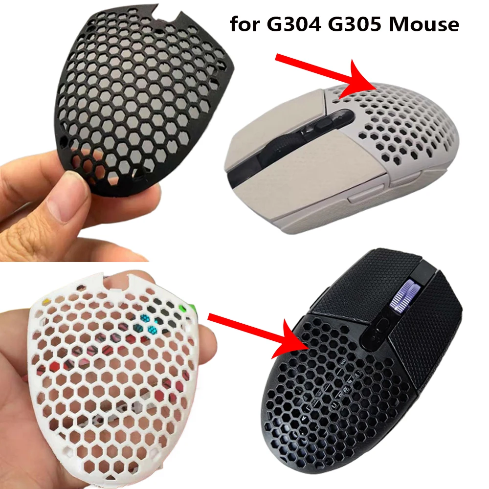 Фото Крышка батарейного отсека для мыши Logitech G304 G305, верхняя крышка корпуса мыши, сменная крышка батарейного отсека, аксессуары для ремонта, запчасти №1