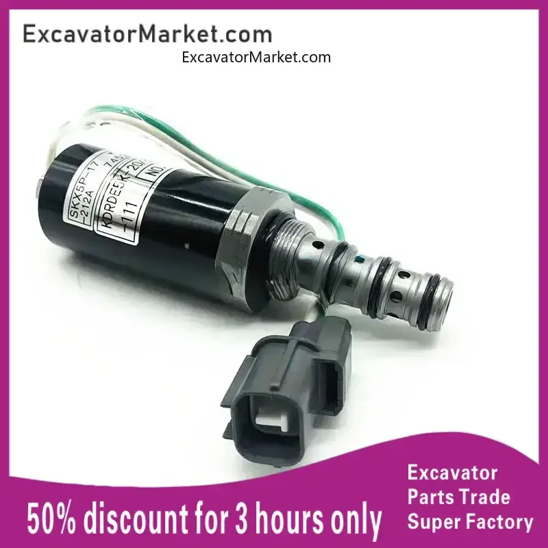 Для экскаватора Kobelco SK200-2/200-3/200-5 гидравлический насос Соленоидный клапан главный