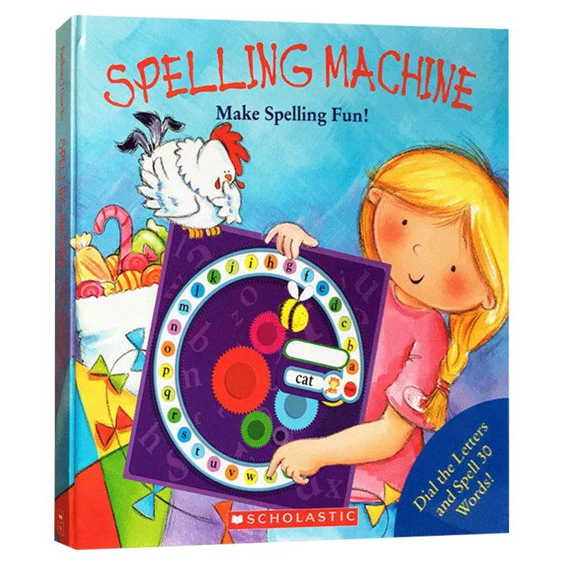 Spelling Machine, Children's books aged 3 4 5 6, English picture books, 9780439820905