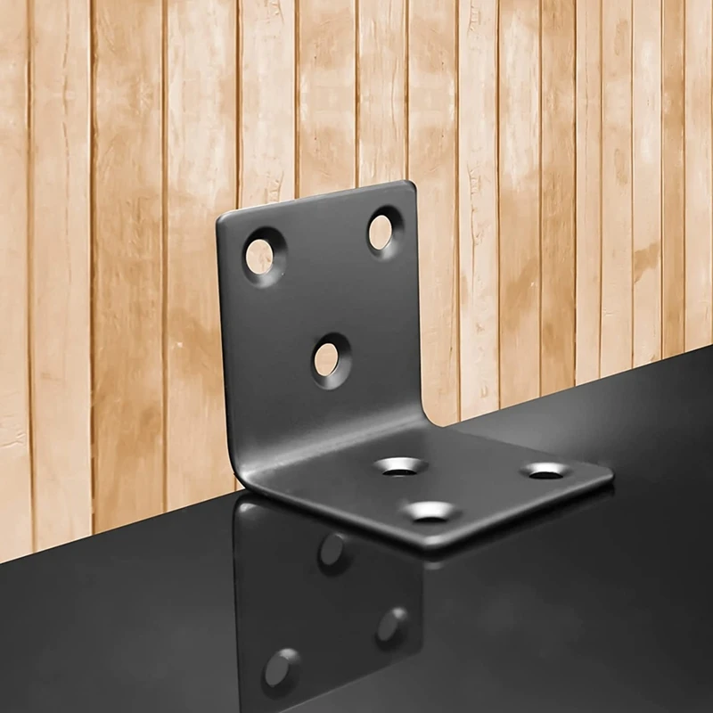 20 шт. угловые кронштейны из нержавеющей стали сверхпрочные широкие 40 мм 90