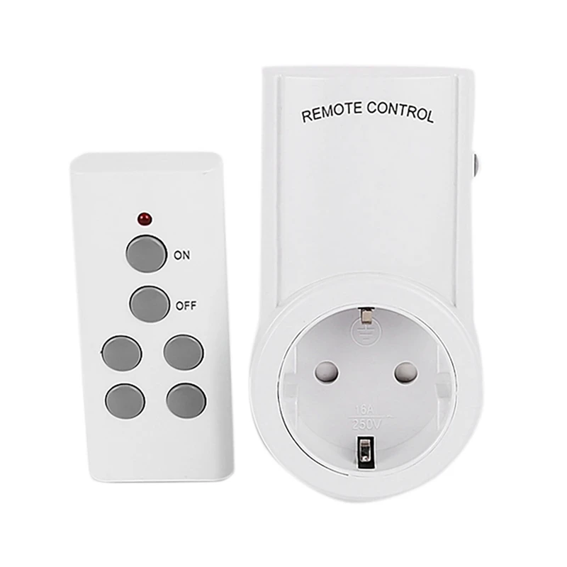

One Drag One Wireless Remote Control Smart Electrical Outlet Switch for Lights Fans Small Appliance Long Range