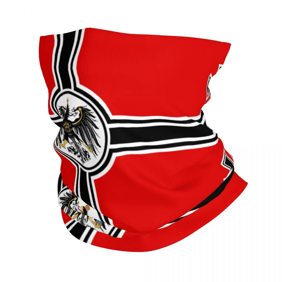 

German DK Reich Empire Of Flag Bandana Neck Gaiter Germany Proud Mask Scarf Multi-use Balaclava Fishing for Men Women Adult