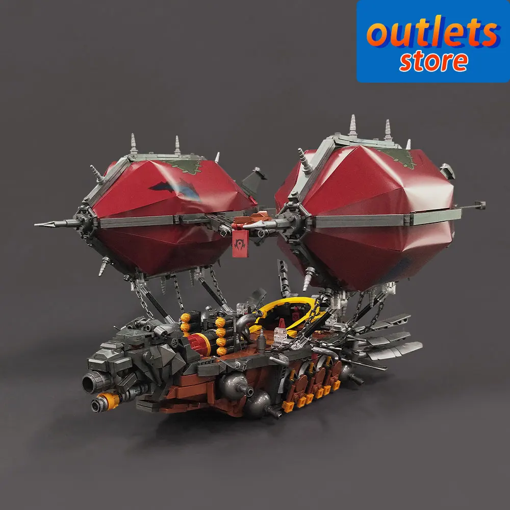 

Креативные экспертные идеи 58036, корабль с самолетом, красно-коричневая стандартная модель, строительные блоки, игрушки, рождественские подарки, 1855 шт.