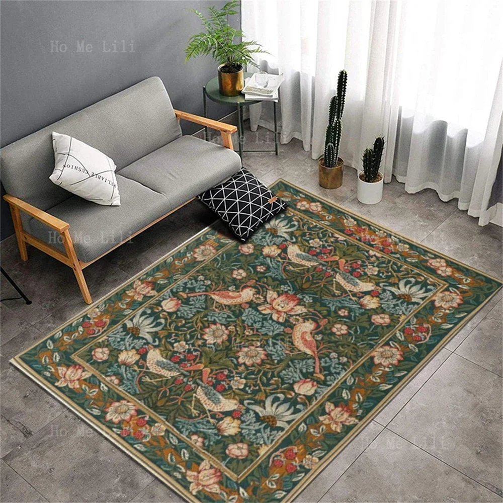 Высококачественные художественные цветы с садом Вильям Моррис клубничный вор