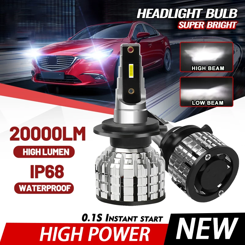 Лампа для автомобильных фар, 9005 K, 12 В, 24 В