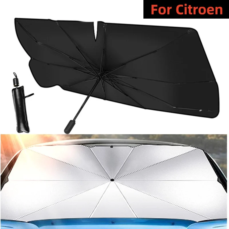 Car Umbrella Front Windshield Sunshade Sun Visor for  Citroen C4 C5 C3 Picasso Xsara Berlingo Saxo C2 C1 C4L DS3 Xantia DS4 VTS