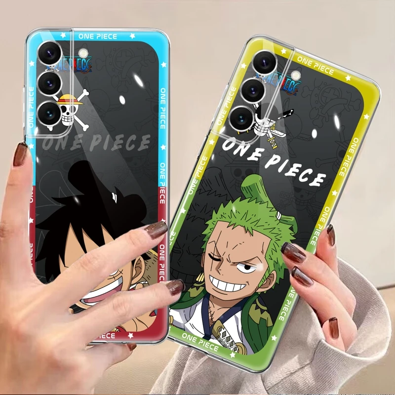 

Capa For Samsung S23 S21 Plus S22 Ultra 5G S20 FE S22Ultra S23Ultra S20FE S21FE One Piece Monkey D Luffy Funny Phone Case