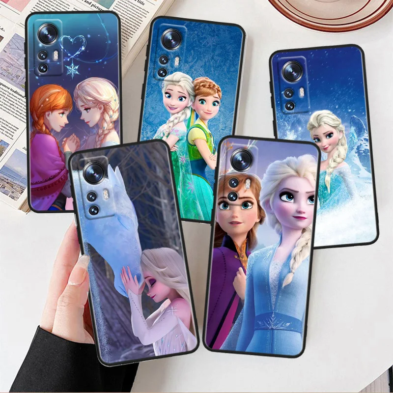 

Disney Princess Aisha Ann Phone Case For Xiaomi Mi 13 10S 10 9T 9SE 8 Mix Play A3 A2 A1 CC9E Note 10 Lite Pro Black Cover