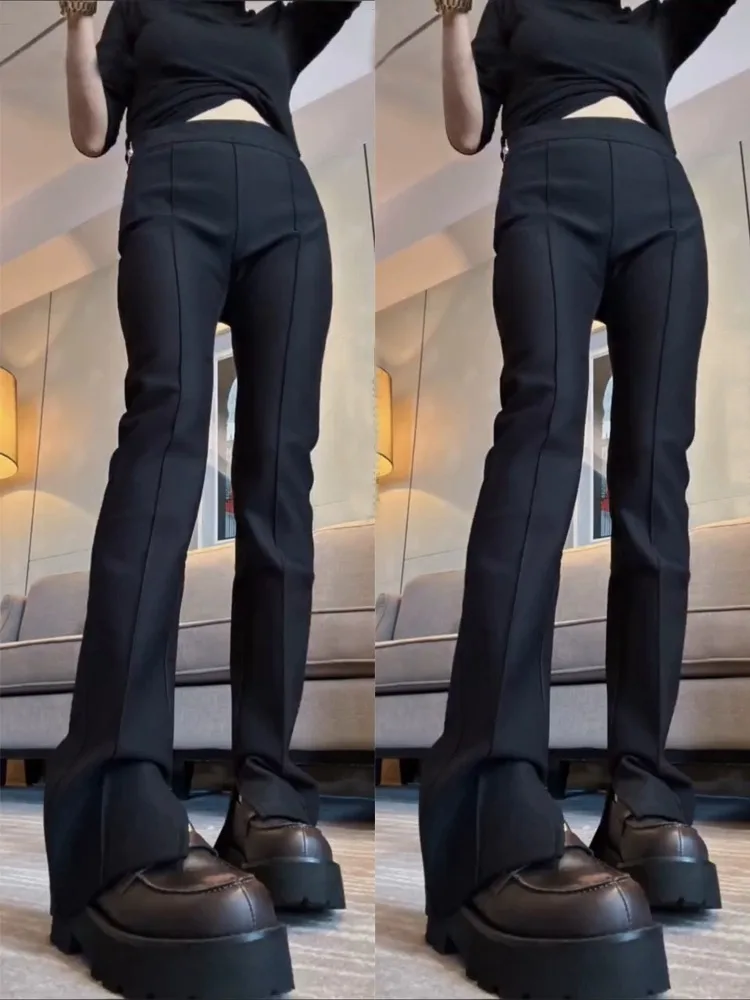 Плюс размер осенне-зимние узкие брюки с палочками для еды большие размеры