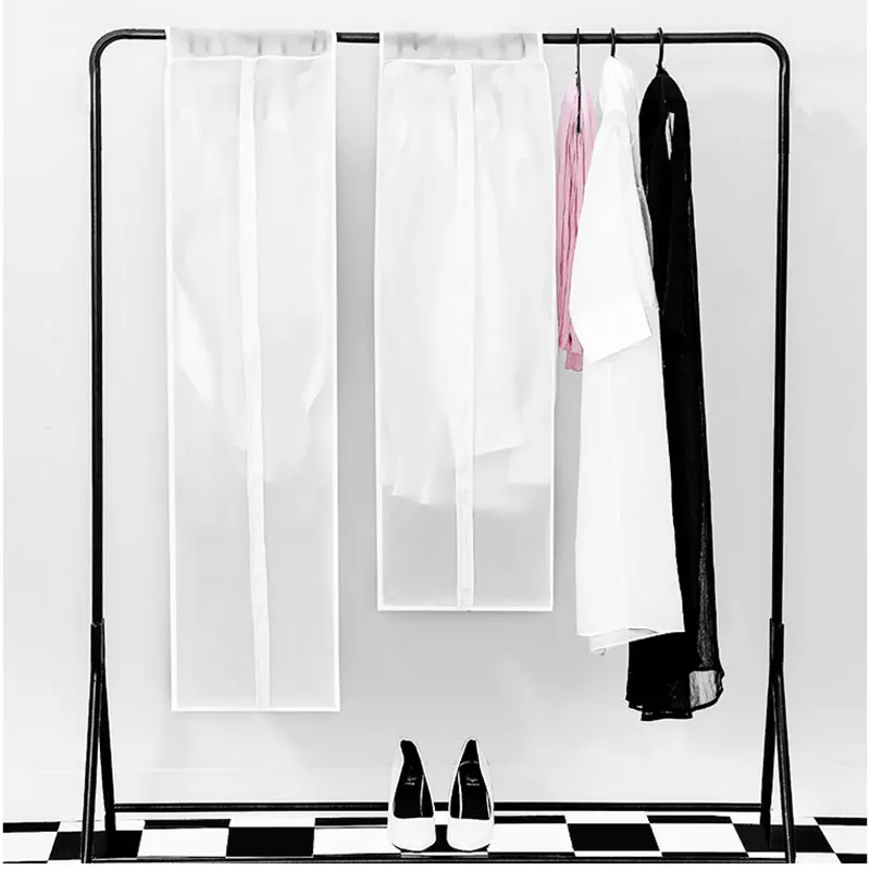 

PEVA Thickened Clothing Dust Cover Transparent Clothing Suit Jacket Dust Bag Hanging Three-Dimensional Coat Dust Jacket Storage