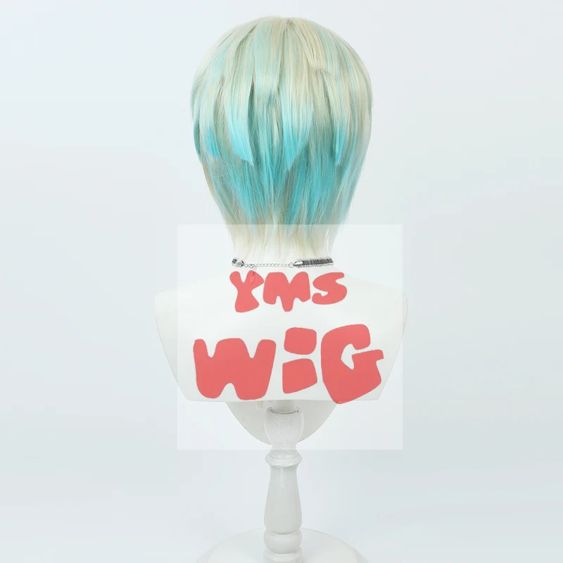 Аниме Vtuber Nijisanji Hibachi Mana парик для косплея термостойкие синтетические волосы