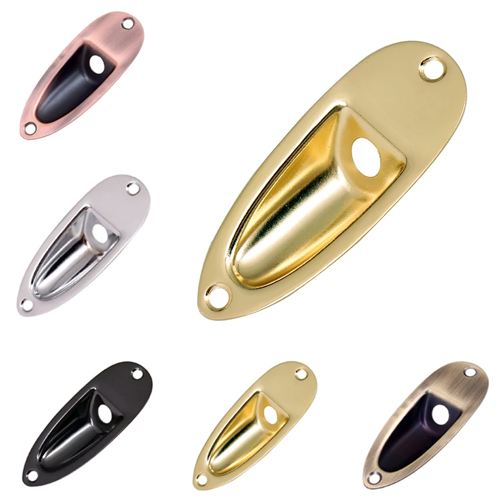 

81.5*32*13mm Guitar Input Jack Socket Plate With Screws A Good Quality Jack Plate For Strat Style Electric Guitars Parts Tools