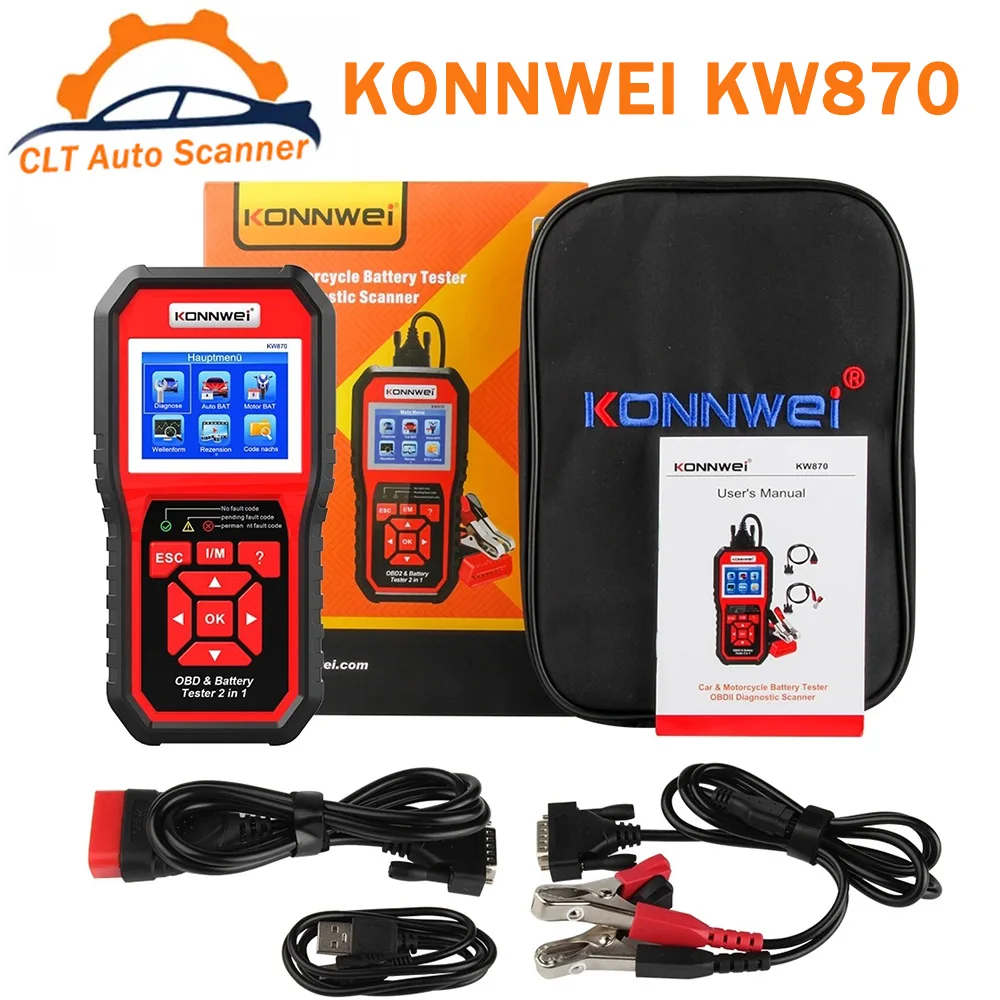 

Диагностический сканер KONNWEI KW870, 6 в, 12 В
