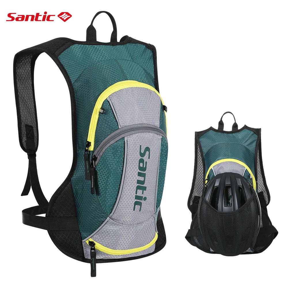 Outdoor Sports Cycling Backpack Ultra Light Hiking Riding Rucksack Storage Helmet Pack Waterproof Reflective Bicycle Bag