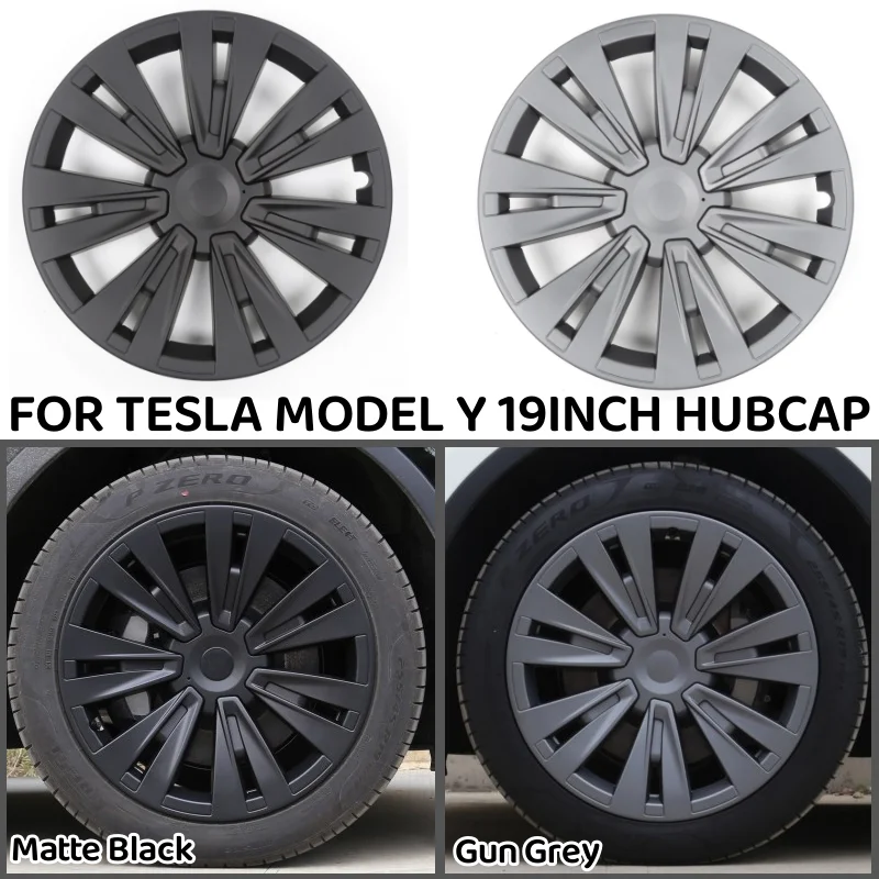 

4PCS 19Inch Wheel Caps Replacement Hub Cap Performance Automobile Wheel Hubcap Full Rim Cover For Tesla Model Y 2023 Accessories