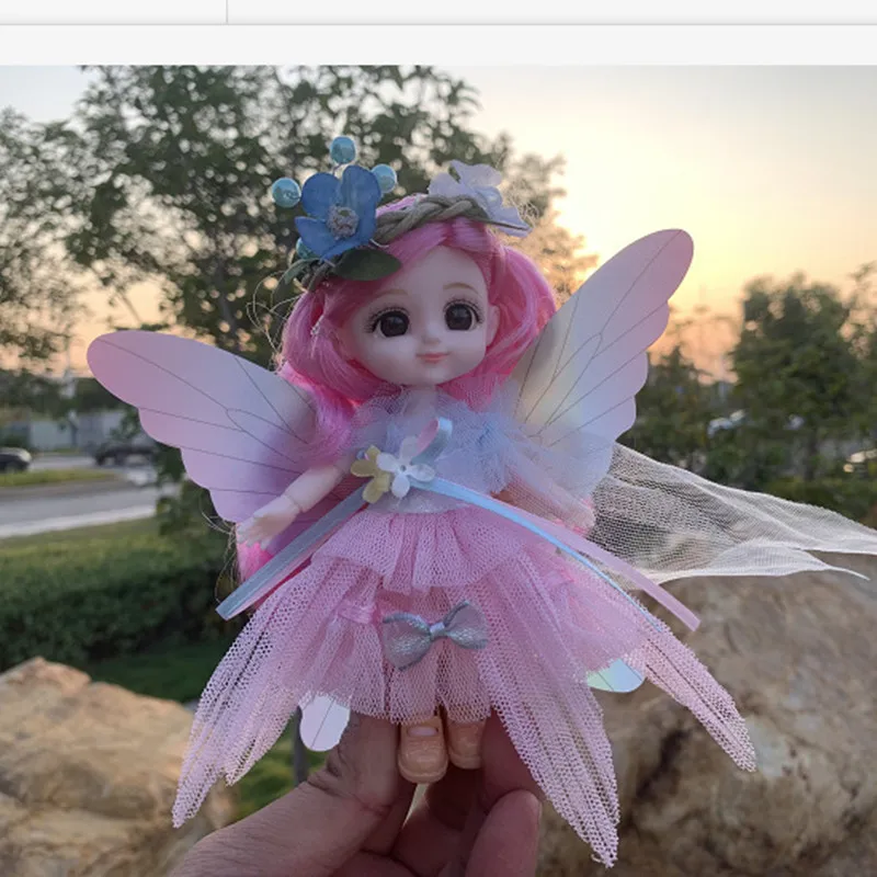 Новинка Kawaii 1/12 детская карманная кукла 10 см Ob11 куклы с одеждой наряд платье