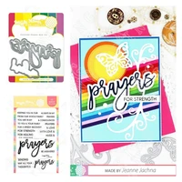 oversized prayers 2022 new arrival decor diy graphics painting scrapbooking stamp ornament album embossed template reusable