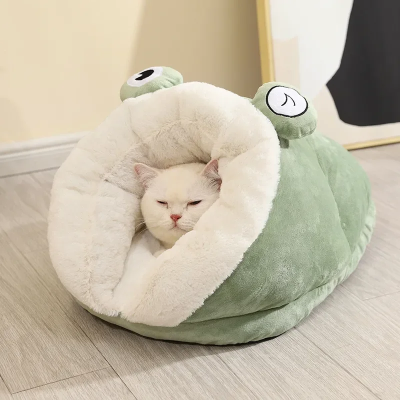 

Cute Pet Cat Dog House Animal Shoes Style Thicken Fleece Warming Dog Bed Winter Sleeping Bag Pet Cushion Puppy Basket Cat Nest