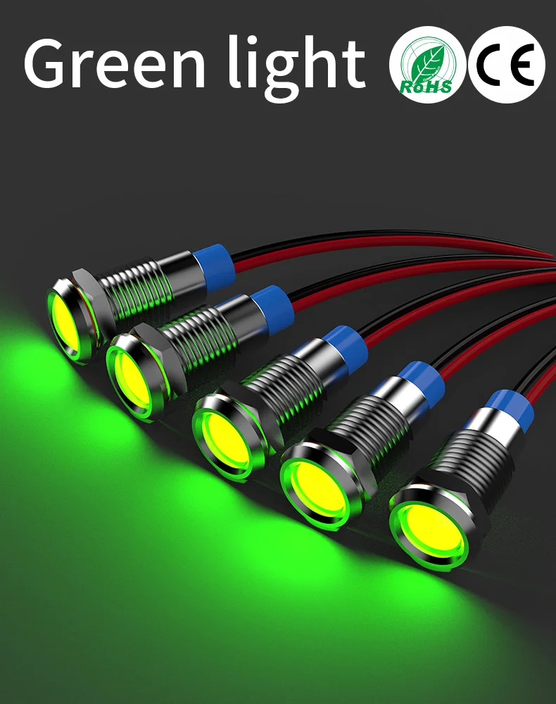 

GTRIC переключатель светодиодный индикатор 5 шт. 6/12/24/36/110/220В