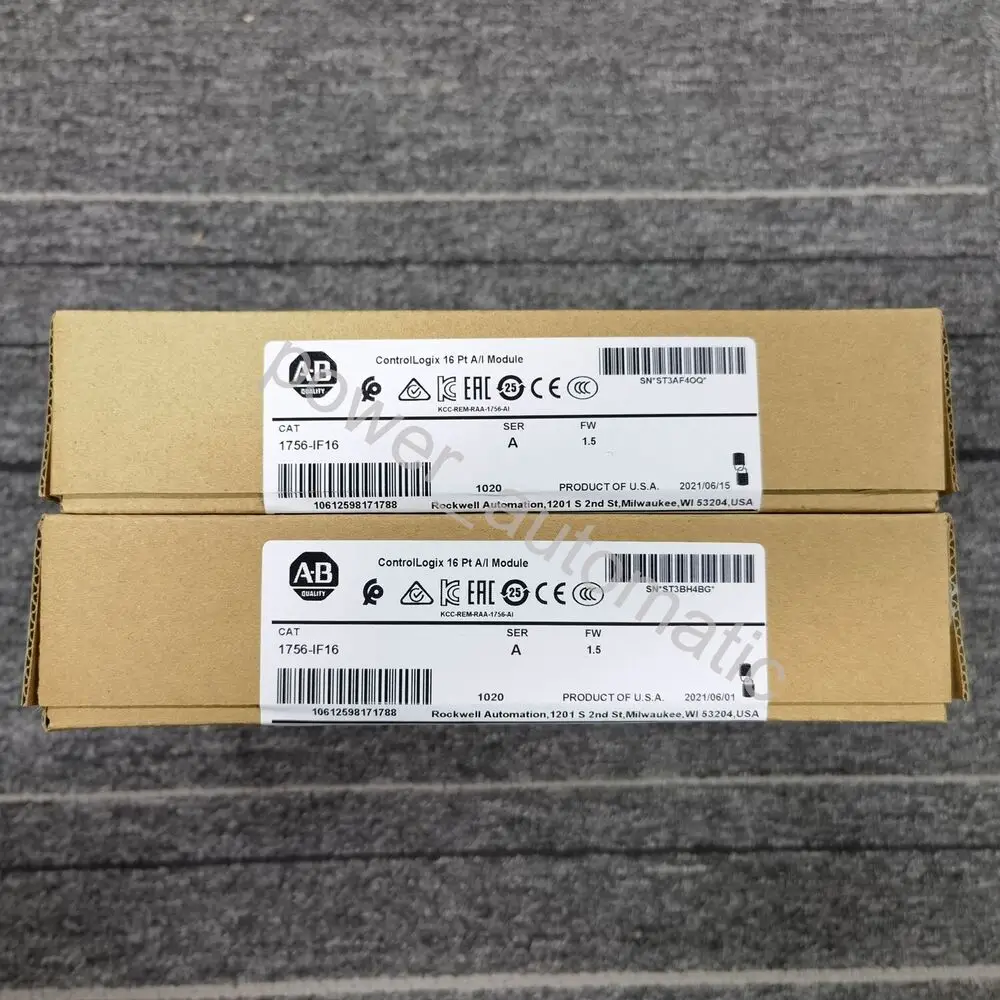 

Новый аналоговый входной модуль Allen Bradley 1756-IF16 ControlLogix 16Pt 1756IF16