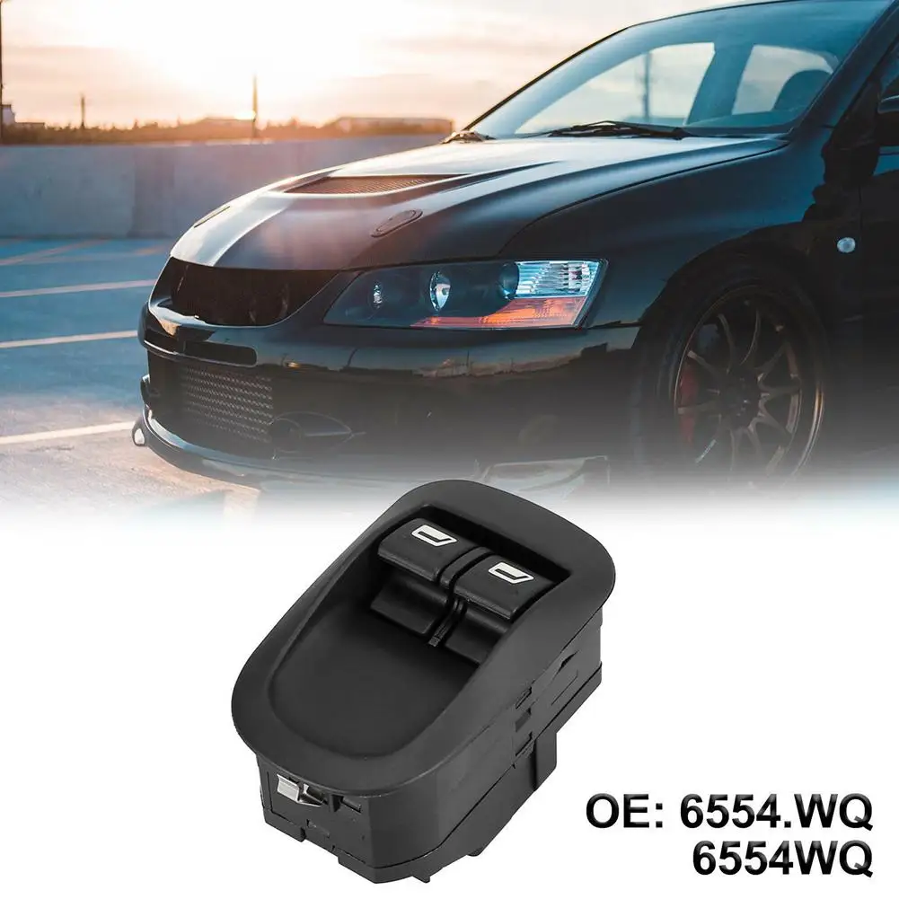 

Electric Power Window Switch Master Button Control Glass Lift Switch Compatible For Peugeot 206 306 6554.wa