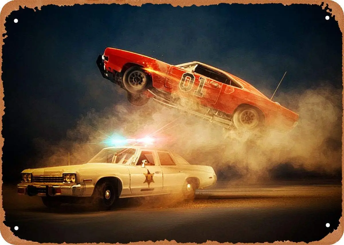 rBnk Dukes of Hzrd Flm Fvortes Vntge Metl Tn Sgn для дома Br Pub Grge Декор Gfts 812 nches