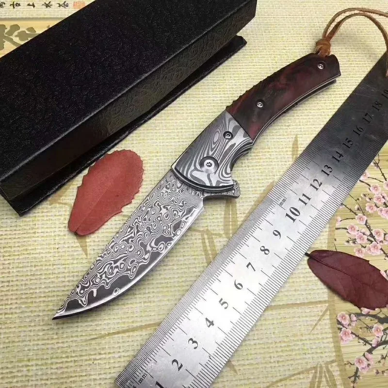 

Многофункциональный складной нож из дамасской стали для выживания на природе охотничий нож для выживания в дикой природе Складной нож гадж...