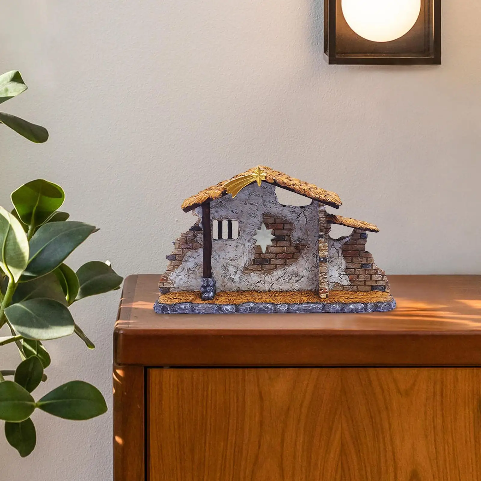 

Декоративный домик в винтажном стиле для рождественского подарка