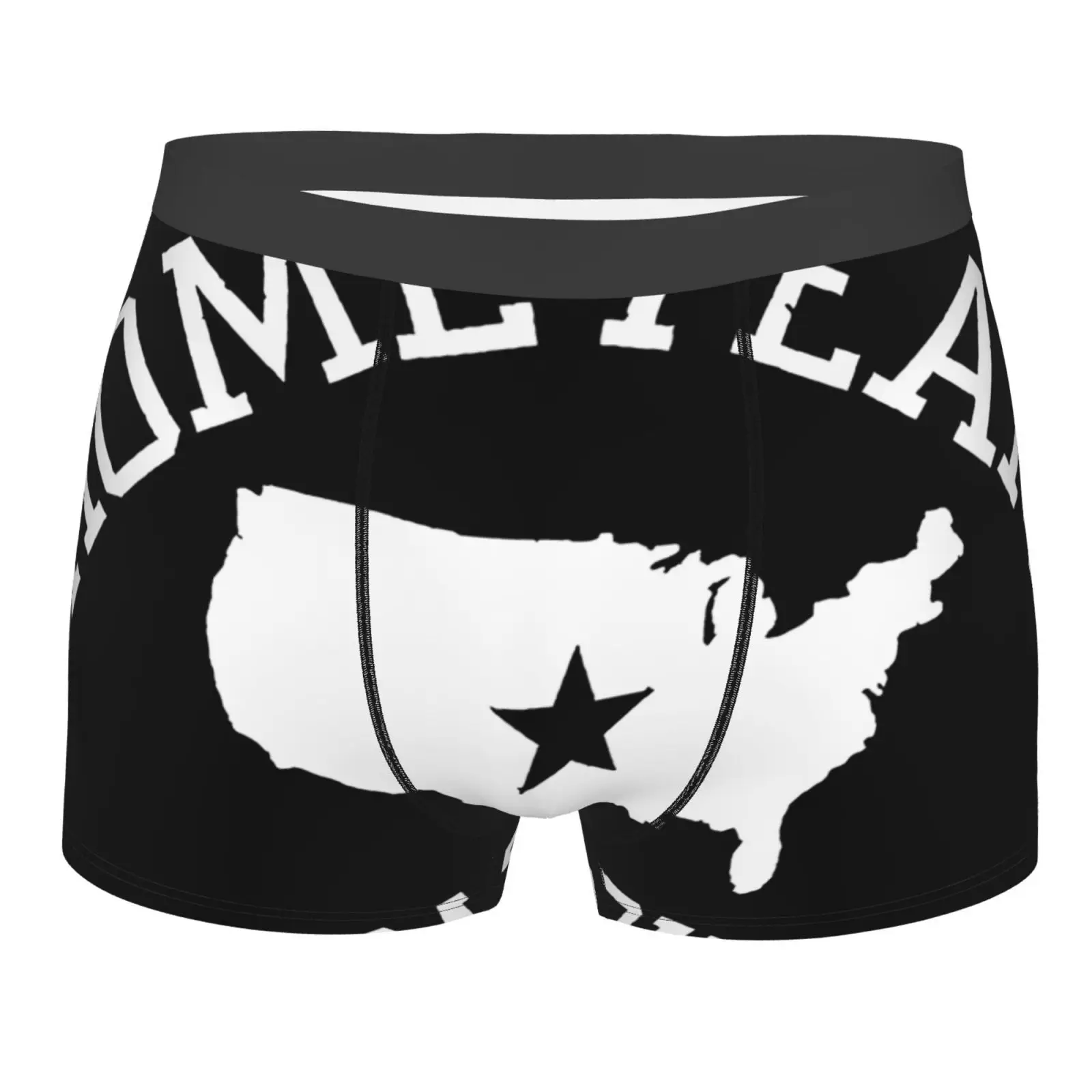 

Официальное Мужское нижнее белье Thomas Rhett Hometeam America, мужское сексуальное нижнее белье, мужские черные брифы, мужские шорты-боксеры