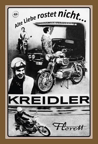 

Kreidler Florett Motorrad alte Liebe Blechschild Schild Tin Sign Metal Painting Metal Poster Metal Sign Metal Plaque 20x30cm Hot