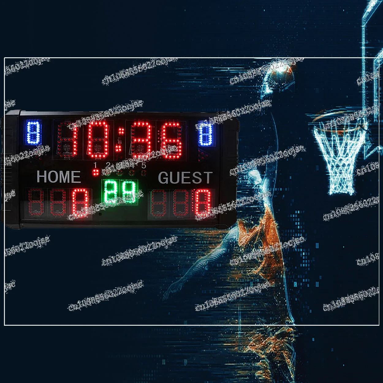 Легкое алюминиевое табло счетчик расходов с таймером обратного отсчета часы