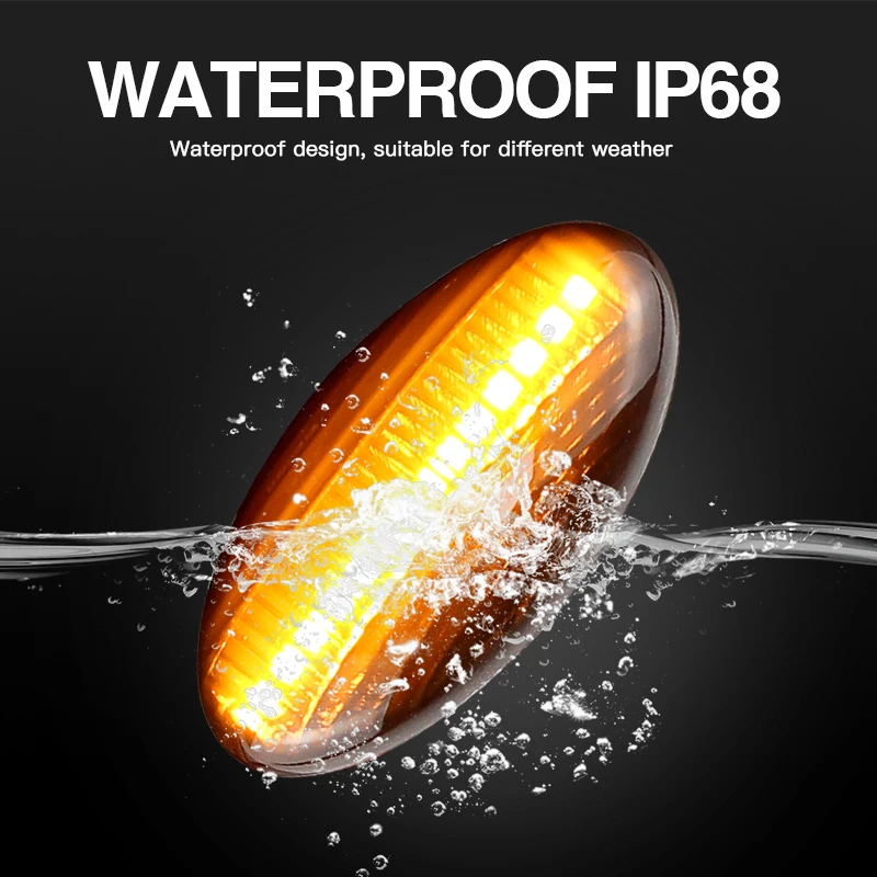 2 шт. светодиодные динамические поворотники для Citroen C1 C2 C3 C4 C5 C6 Xsara N0/N1/N2 Picasso C-Crosser