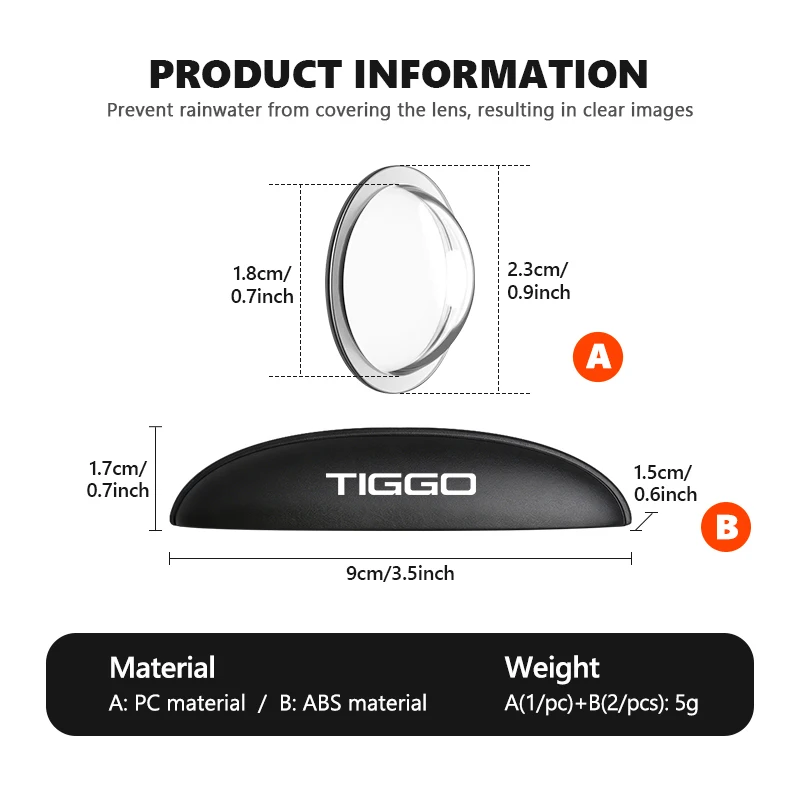 Защитная наклейка на камеру заднего вида для автомобиля Chery Tiggo, подходит для моделей 3x 3xe. ‌   5x ‌   5 Про 7 Плюс С-ДМ 8 Про 9 ‌   Е (art.: 3920dd2d659bb) - 3920dd2d659bb
