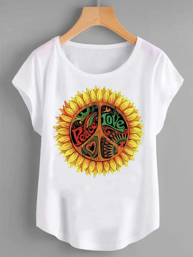 

90s Trend New 90s Graphic T Top Women Print Summer T-shirts Clothing Fashion Shirt Female Short Sleeve Cartoon Tee T-Shirt