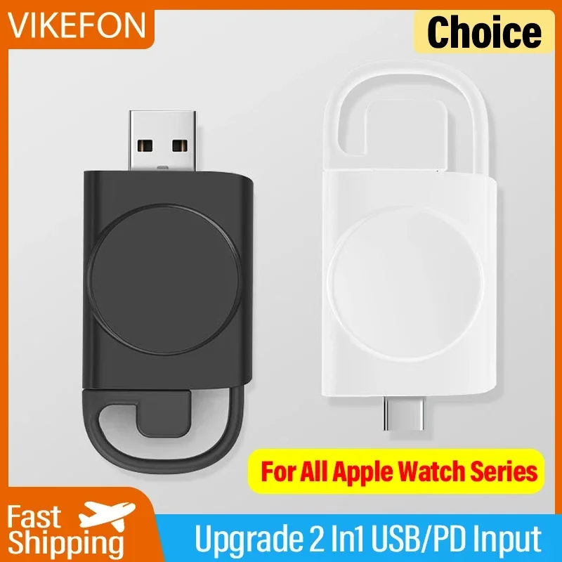 Беспроводная Зарядная Станция 2-в-1 Для Apple Watch Iwatch Pd Usb Сетевое Зарядное Устройство