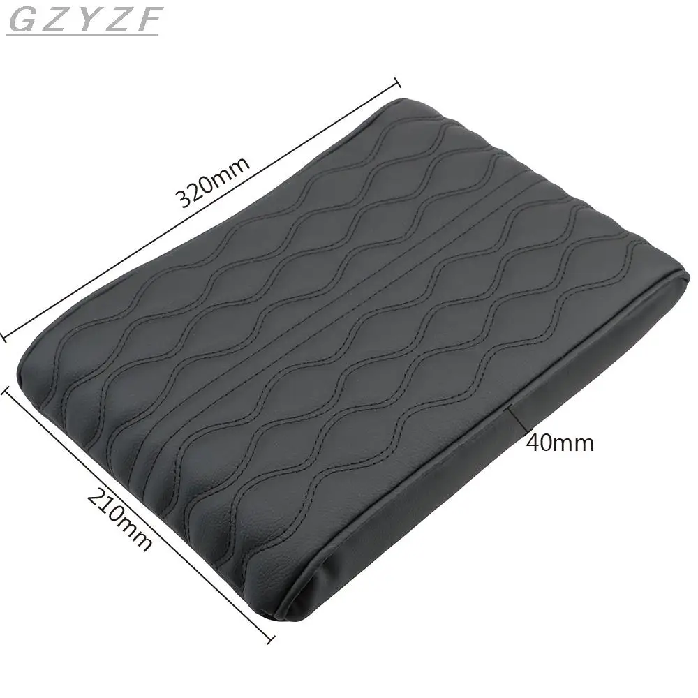 Вышитая искусственная волна коврик для автомобильного подлокотника подлокотник