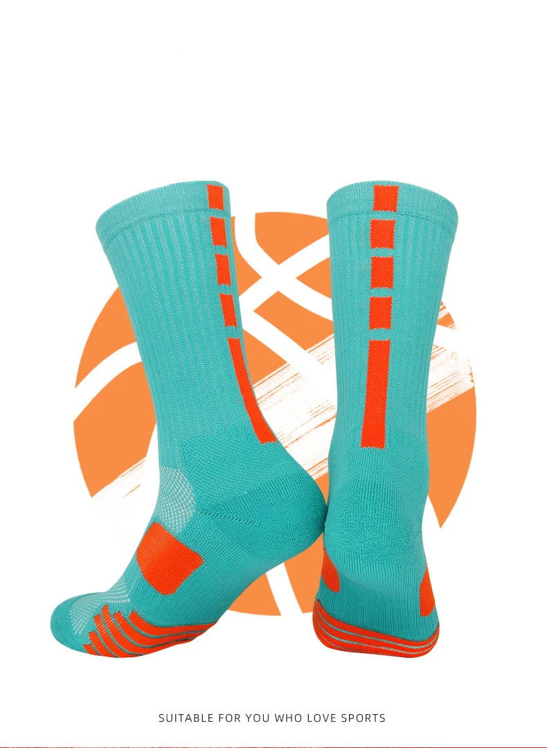 Men Sock Sports Women Compression Breathable Running Riding Cycling Over Knee Basketball Biking Hockey Soccer Meia Futebol