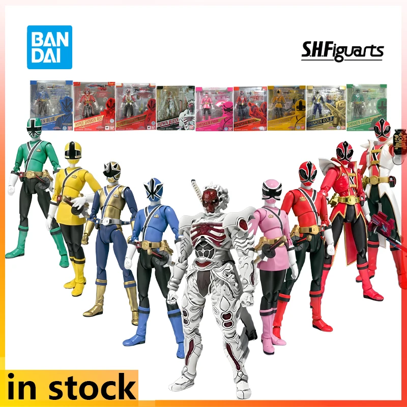 Фото Bandai оригинальная готовая подвижная кукла S.H.Figuarts, серия Attendant Team, аниме, экшн-фигурка, модель игрушки, украшения, подарки для мальчиков №1