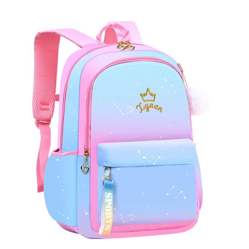 

School Bag for Girls School Backpacks Children Orthopedic Bags Teenager Girls Sequin Tower School Bags for Girls School Supplies