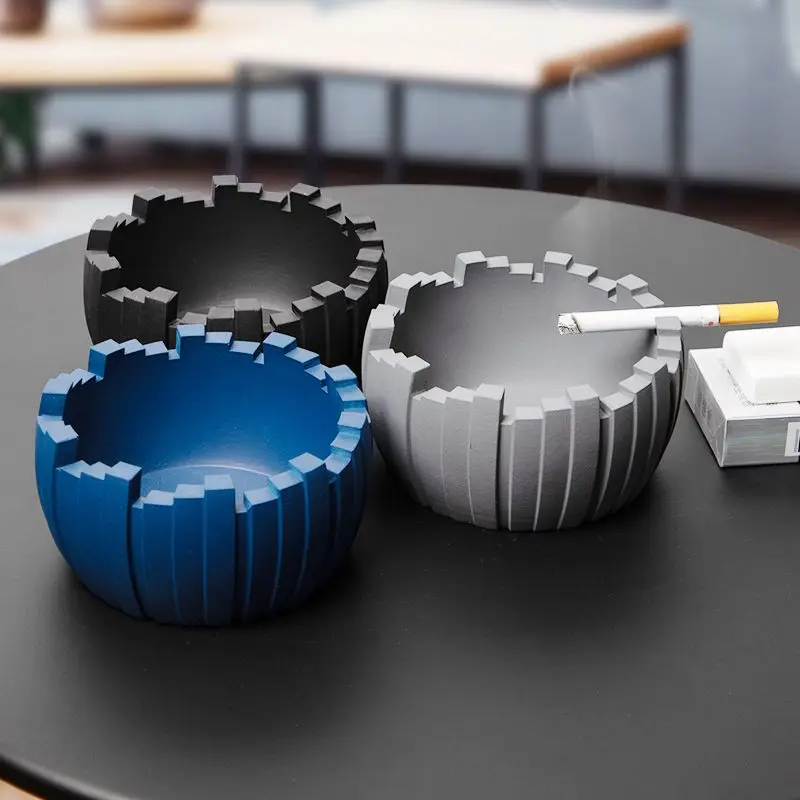 

Large-capacity creative personalized ashtray living room storage box European-style ashtray high-end light luxury household item